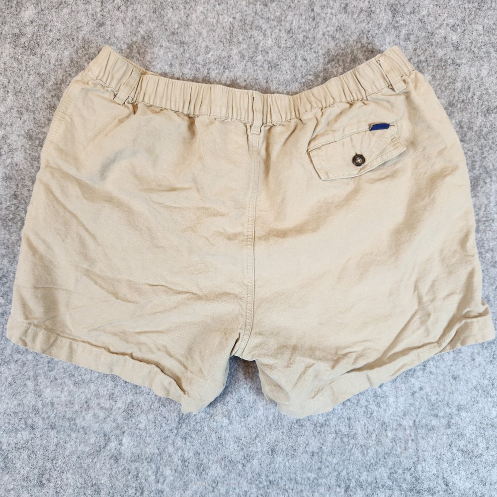 Chubbies Originals Shorts Men XL Tan Linen Khaki 5.5 Inch Inseam Casual Summer - Picture 6 of 8